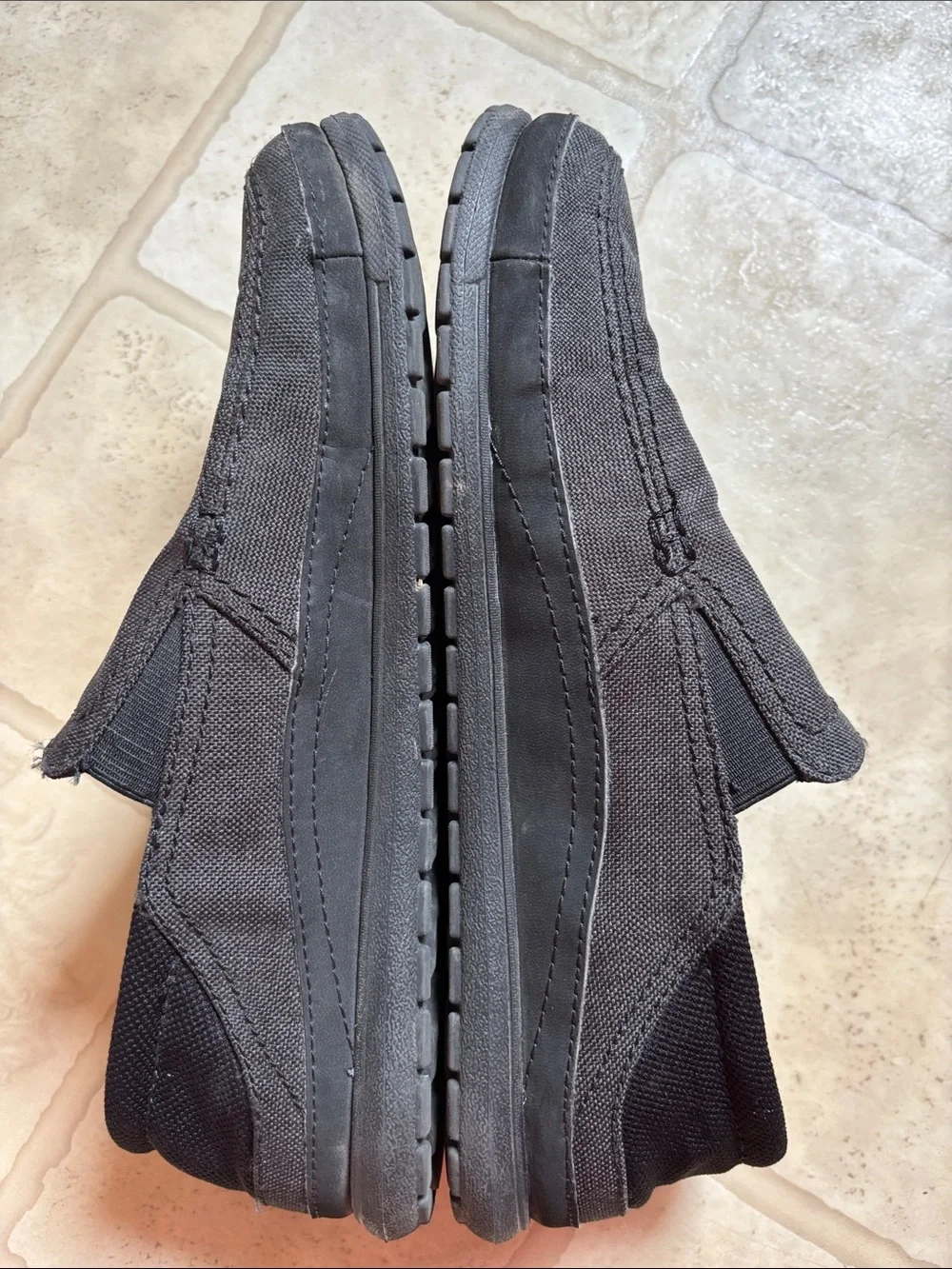Crocs Black Santa Cruz Playa | Dual Comfort Slip On Loafers | Men's 11 #204835